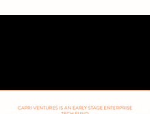 Tablet Screenshot of capriventures.com